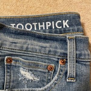NWOT JCrew Toothpick Jeans